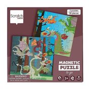 Magnetisch Puzzelboek Draken 2 x 20 stuks - SCRATCH 6181160
